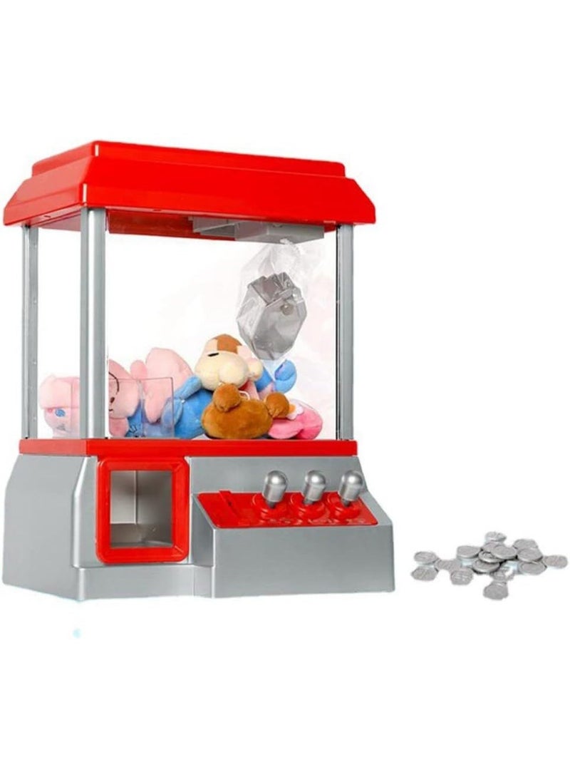Mini Claw Machine Arcade Game for Kids | Candy Grabber Prize Vending Toy with Lights & Music | USB & Battery Powered | Birthday & Party Gift for Boys & Kids - Image 3